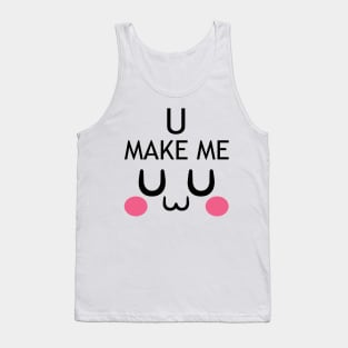 uwu cute face Tank Top